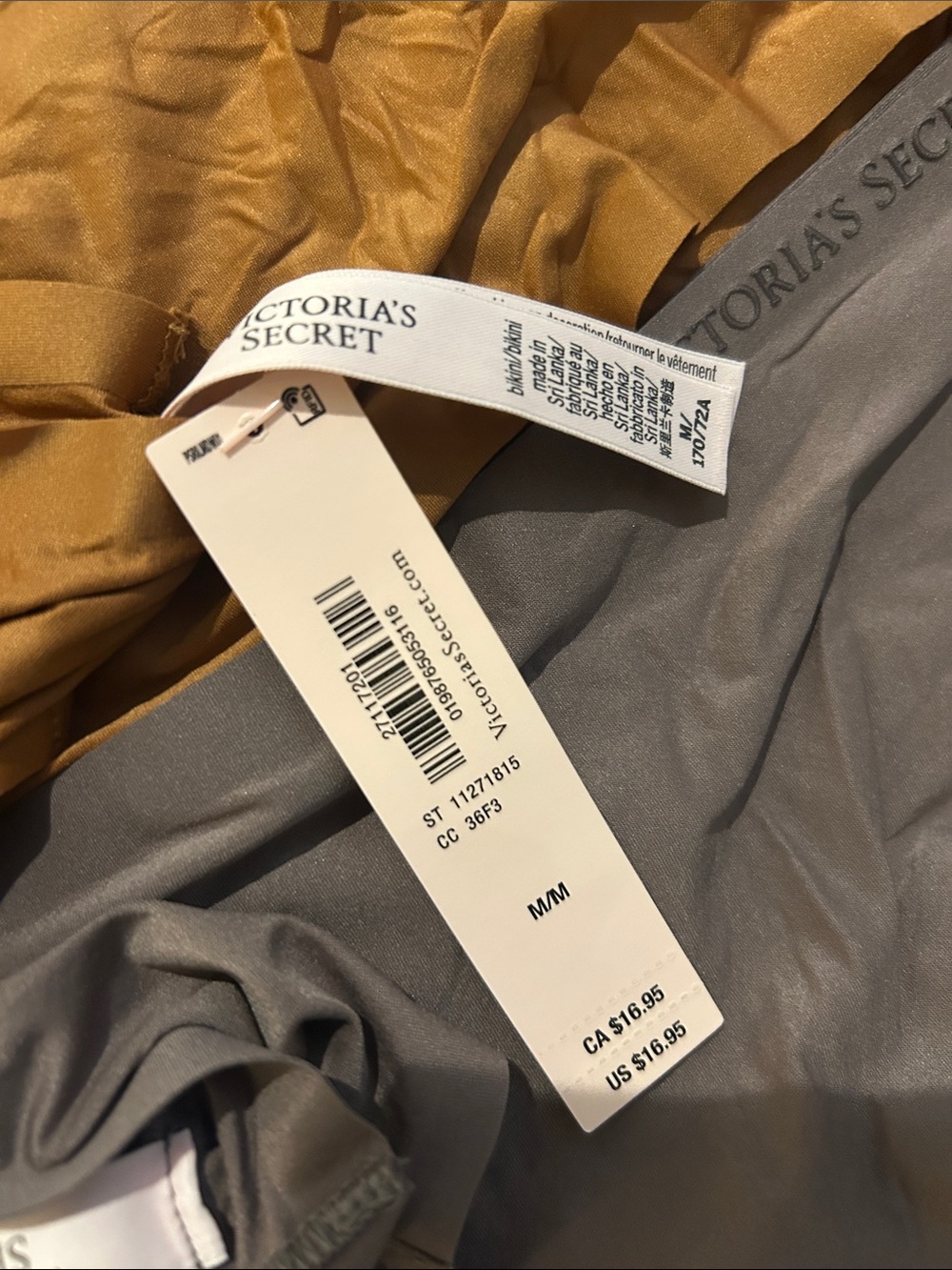 New Victoria’s Secret, seamless beige, gray, and gold underwear new with tags. - Picture 2 of 8
